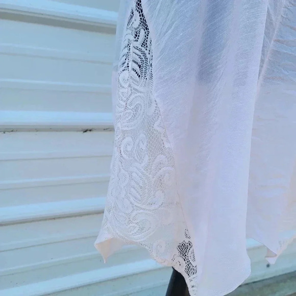 Ambrielle Sleepwear Babydoll Semi Sheer Lingerie Pink Lace Nighty Size Small - Picture 4 of 9